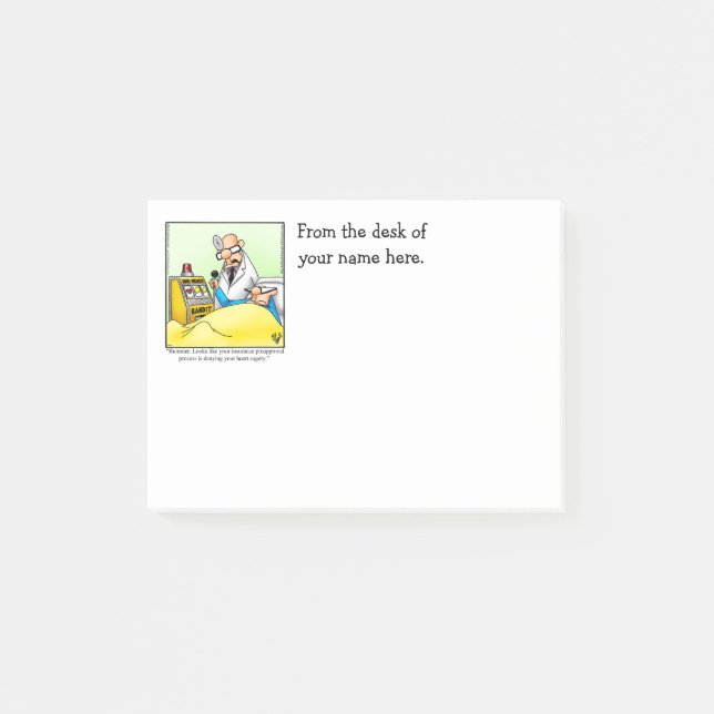 Funny Medical Spaß Personalizable Post It Notes Post-it Klebezettel (Vorderseite)