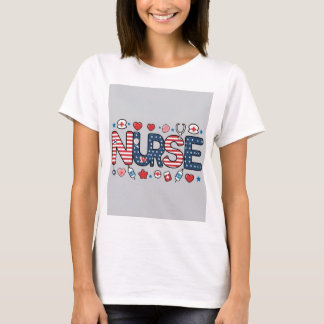 Funny Medical Tools Cartoon T-Shirt – Cute Gift fo