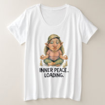 Funny Meditation Troll - Zitat zur inneren Frieden