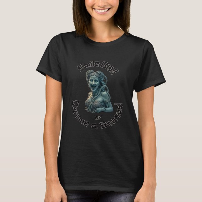 Funny Medusa T-Shirt (Vorderseite)