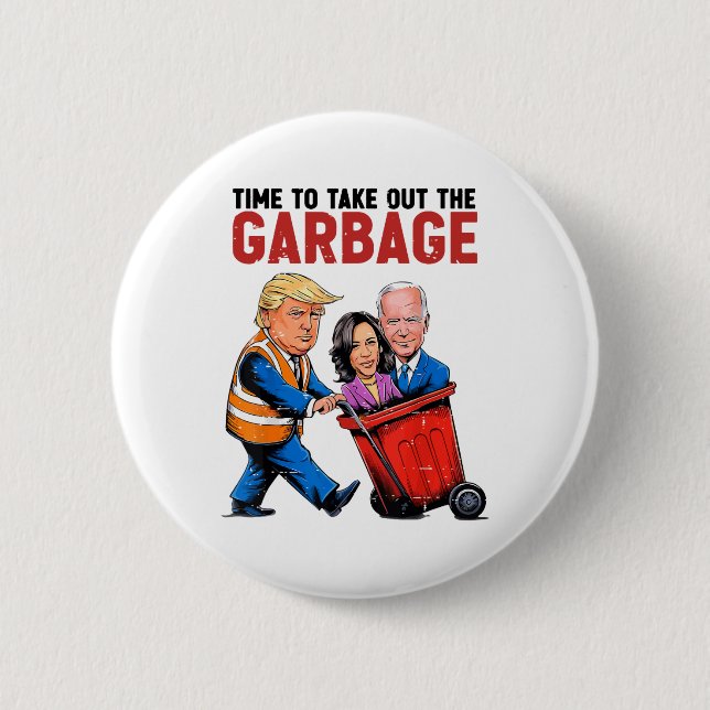 Funny Mega Trump Präsident 2024 Zeit, um G Button (Vorderseite)