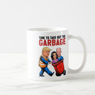 Funny Mega Trump Präsident 2024 Zeit, um G Kaffeetasse