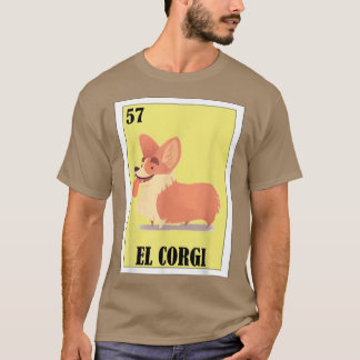Funny Meican Hogs Design El Corgi T-Shirt