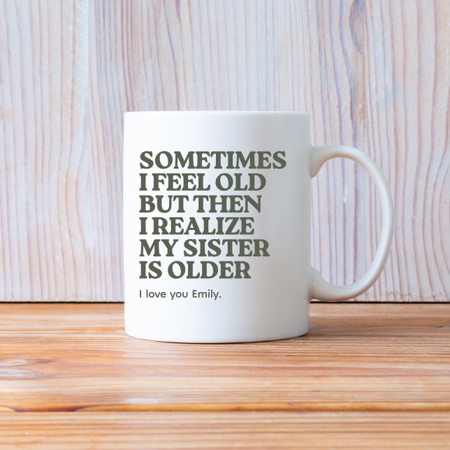 Funny Meilleure soeur aînée Dit Gift Coffee Mug (Créateur téléchargé)