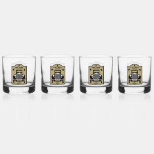 Funny Meilstone Geburtstag über dem Hügel Whiskyglas