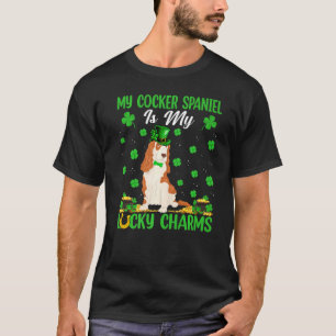 Funny mein Cocker Spanisch ist mein Glück Charms S T-Shirt