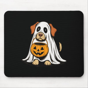 Funny mein Hund ist mein Boo Halloween Ghost Hund Mousepad