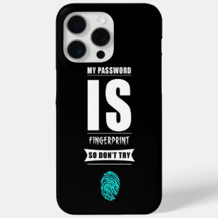 Funny mein Kennwort ist Fingerprint Case-Mate iPhone Hülle