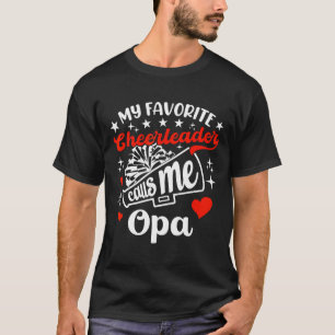 Funny mein Lieblings-Cheerleader nennt mich Opa Ch T-Shirt