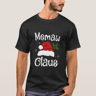 Funny Memaw Claus Christmas T-Shirt Pyjamas Père N