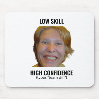 Funny Meme Gamer Mousepad High Confidence