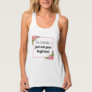 Funny Meme Naughty Girl Bad Spaß Novelty Tank Top