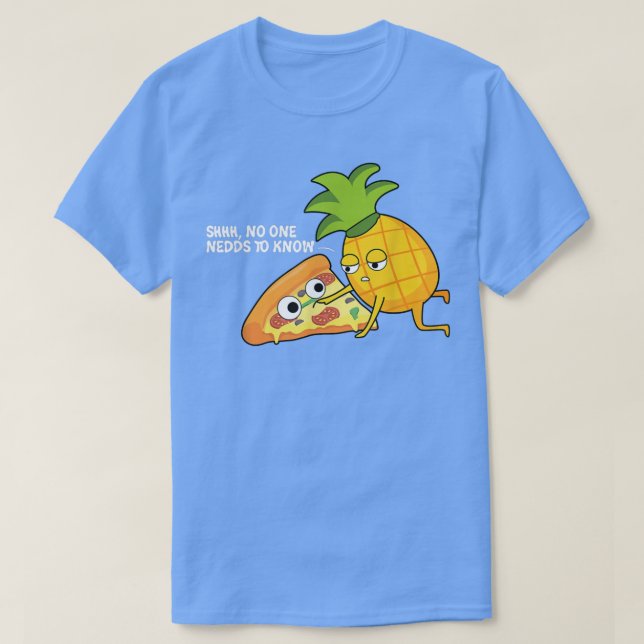 Funny meme statement gift Designs hawaii pizza T-S T-Shirt (Design vorne)