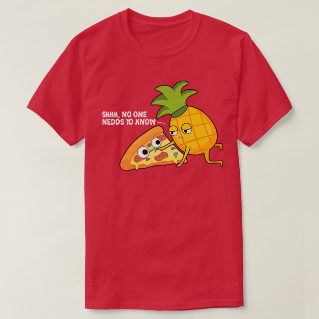 Funny meme Statement gift Designs hawaii Pizza T-Shirt (Design vorne)