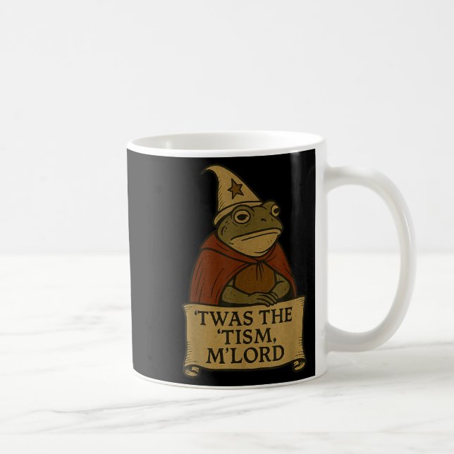 Funny Meme T-Shirts Twas The Tism Mlord Kaffeetasse (Rechts)