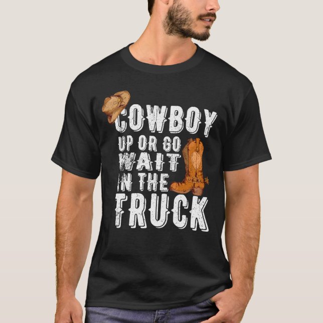 Funny Men-Western T-Shirt (Vorderseite)