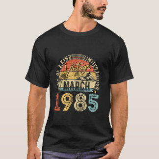 Funny Men Women 40 Jahre Altes Tagesgeschenk Vinta T-Shirt