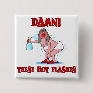 Funny Menopause Button