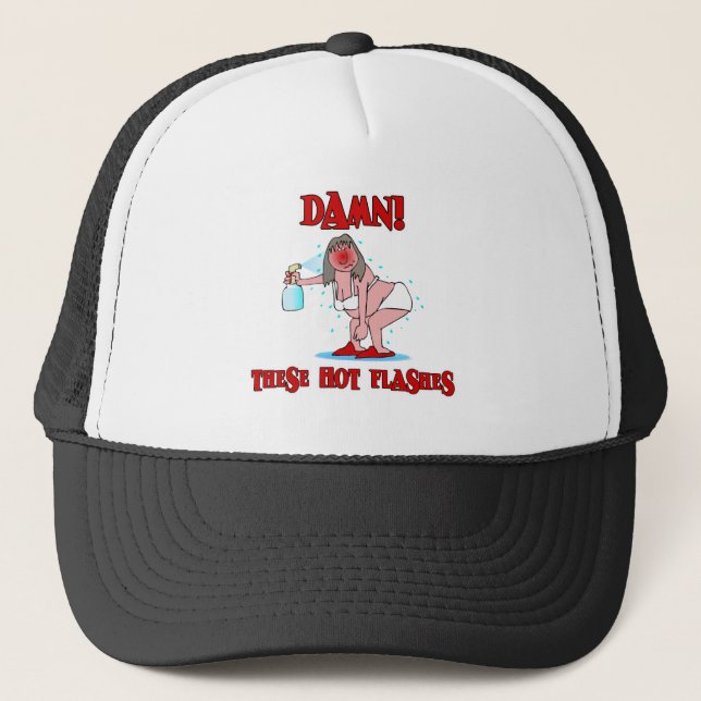 Funny Menopause Truckerkappe (Vorderseite)