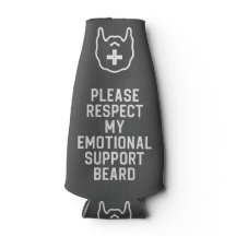 Funny Men's Emotionale Unterstützung Bart Joke Ges
