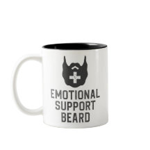 Funny Men's Emotionale Unterstützung Bart Joke Ges