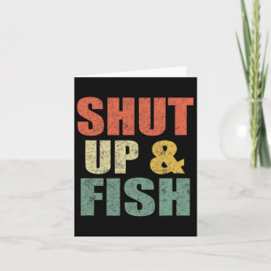 Funny Mens muss stehen und Fischen B Fischen Vater Karte