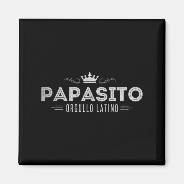 Funny Mens Papasito Father's Day Design For Man  Magnet (Vorne)