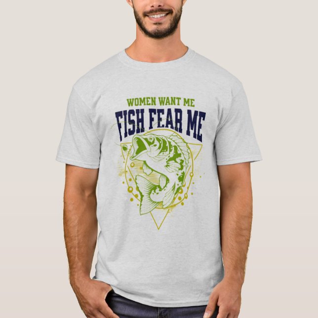 Funny Men's Shirt - Fishing TShirts (Vorderseite)