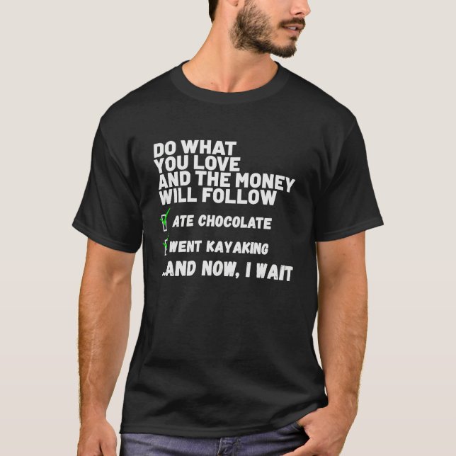 Funny  Mens Womens Christian Prayed Went Kayaking  T-Shirt (Vorderseite)