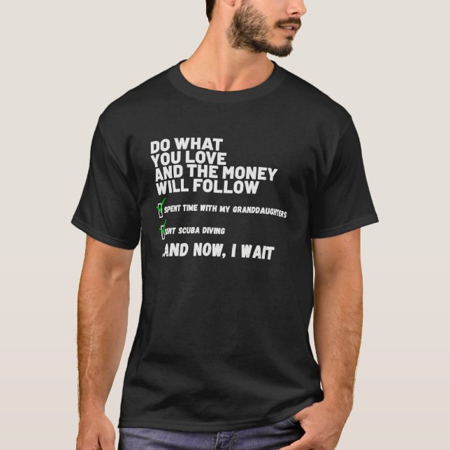 Funny  Mens Womens Christian Prayed Went Scuba Div T-Shirt (Vorderseite)