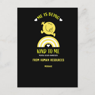 Funny Mental Health Bewusstsein Hr Support Heart S Postkarte