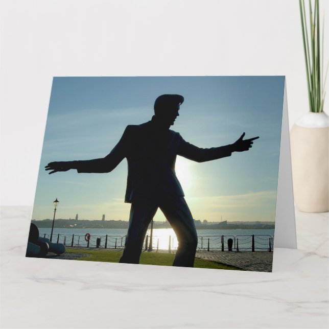 FUNNY MERCI RETRO GREETING CARTE (Devant)