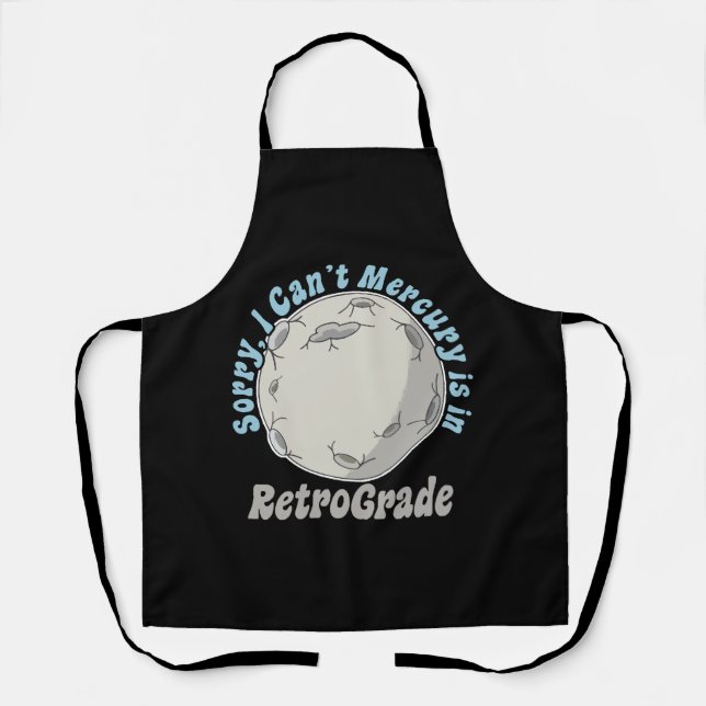 Funny Mercury Retrograde Schürze (Vorderseite)