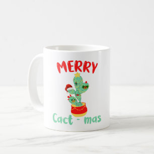 FUNNY MERRY CACTMAS - CHRISTMAS FUN KAFFEETASSE