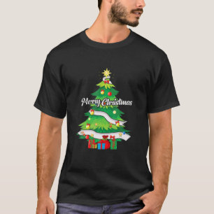 Funny Merry Christmas 2021 Tree Ornament Männer F T-Shirt