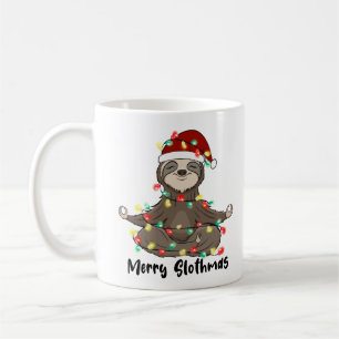 Funny Merry Slothmas Sloth Kaffeetasse