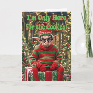 Funny Merry Xmas Card Karte