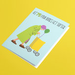 Funny Message 75. Geburtstag Karte<br><div class="desc">Eine lustige, aber irgendwie wahre Geburtstagskarte, die perfekt für jeden ist, der 75 Jahre alt wird. Helfen Sie ihnen, diesen Meilenstein-Geburtstag mit einem Lachen zu feiern. Die Vorderseite lautet: BEI 75 WERDEN IHRE KNOCHEN SCHNELLER. Innen lautet: . . . ABER IHRE ARTERIEN WERDEN SCHWIERIGER. ALSO GLEICHT ES AUS. GLÜCKLICH 75....</div>