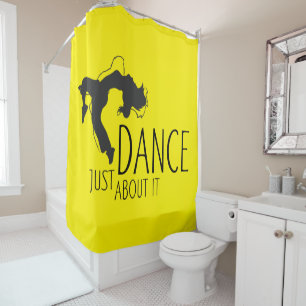 Funny Message - Just Dance about It 1 Duschvorhang