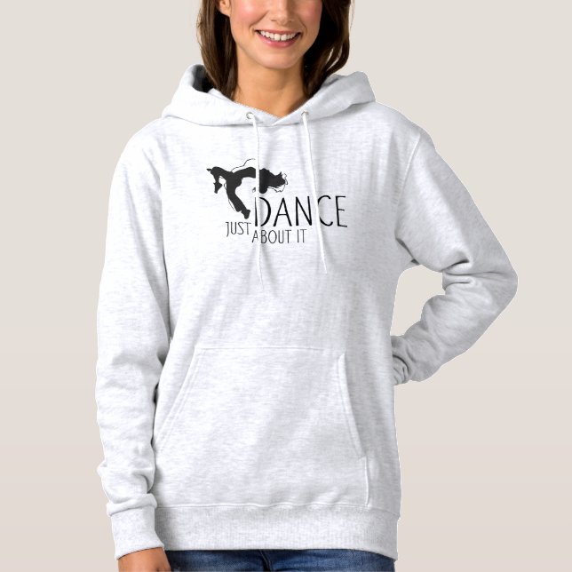 Funny Message - Just Dance about It 1 Hoodie (Vorderseite)
