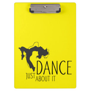 Funny Message - Just Dance about It 1 Klemmbrett