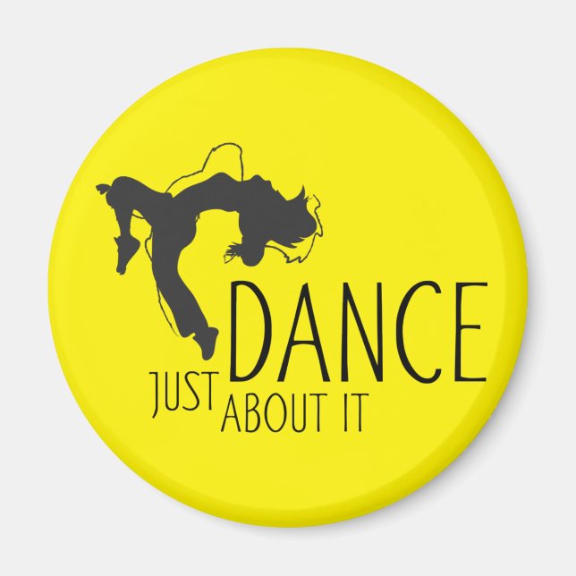 Funny Message - Just Dance about It 1 Magnet (Vorne)