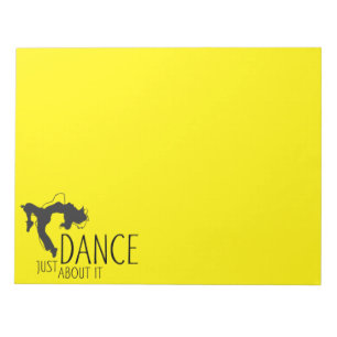 Funny Message - Just Dance about It 1 Notizblock