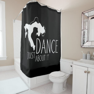 Funny Message - Just Dance About It 2 Duschvorhang