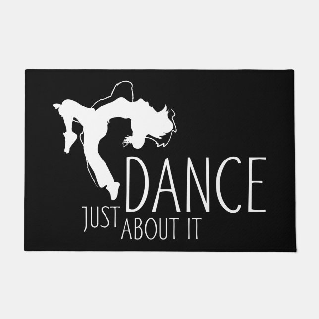 Funny Message - Just Dance About It 2 Fußmatte (Vorderseite)
