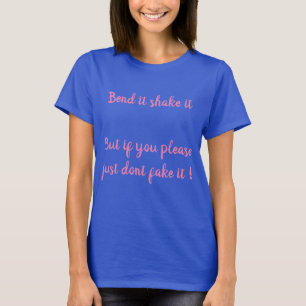 Funny message logo pink text design T-Shirt