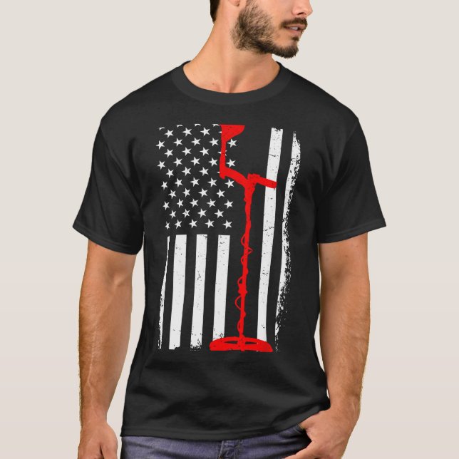 Funny Metal Detecting Design For Men Women Metal D T-Shirt (Vorderseite)