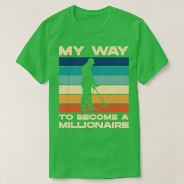 Funny Metal Detection T-Shirt (Design vorne)