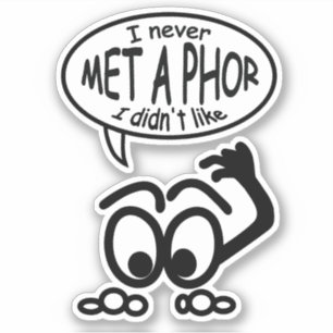 Funny Metaphor Stickman Aufkleber