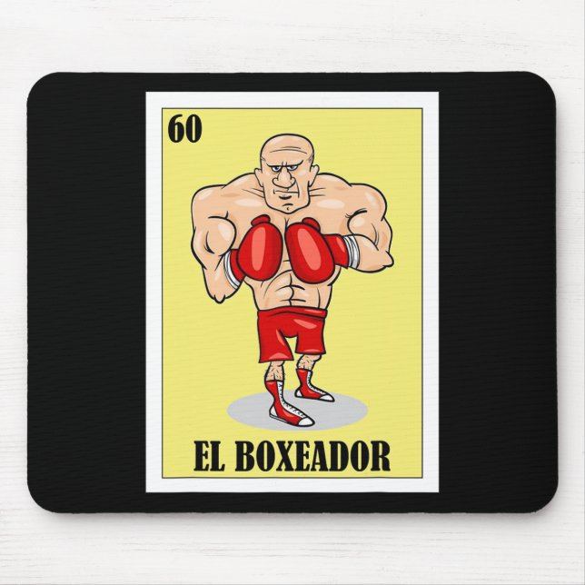 Funny Mexic Boxing Design - El Boxeador 1 Mousepad (Vorne)